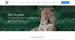 Desktop Screenshot of londolozi.com
